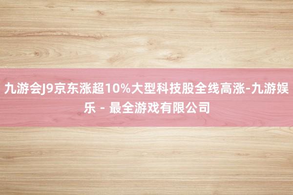九游会J9京东涨超10%大型科技股全线高涨-九游娱乐 - 最全游戏有限公司